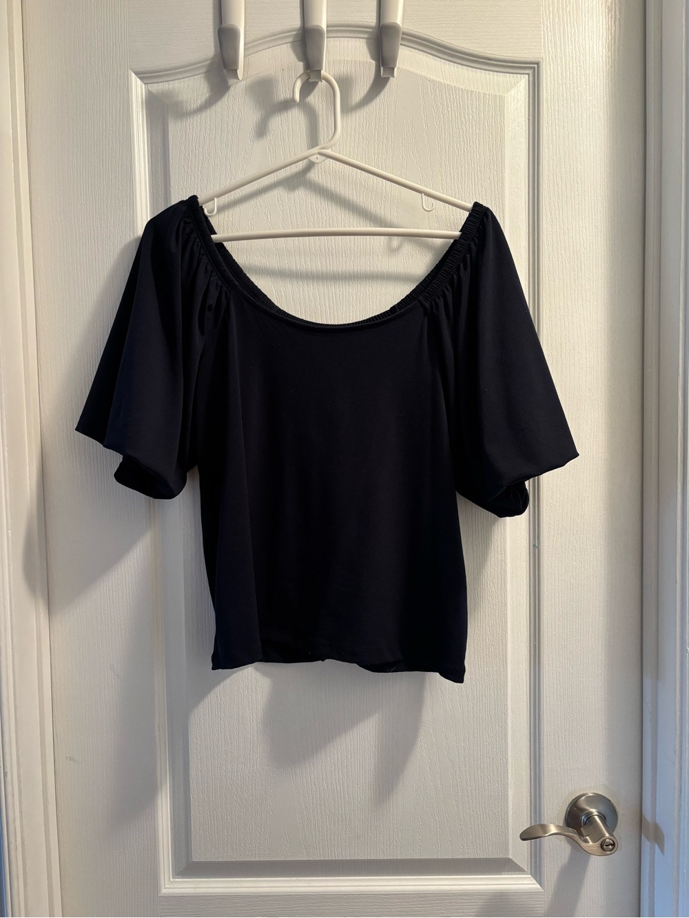 Banana Republic Black Off-the-Shoulder Blouse